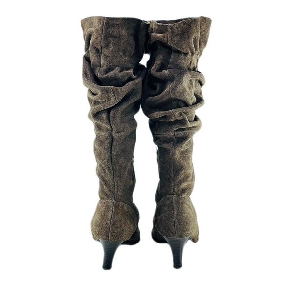 Hot from Hollywood 11W Brown Leather Slouchy Knee High Boots For Wome - Picture 3 of 13
